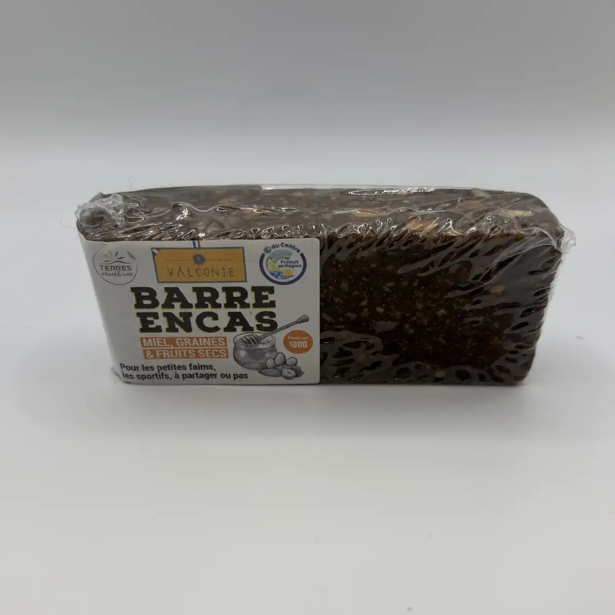 Encas miel, graines et fruits secs